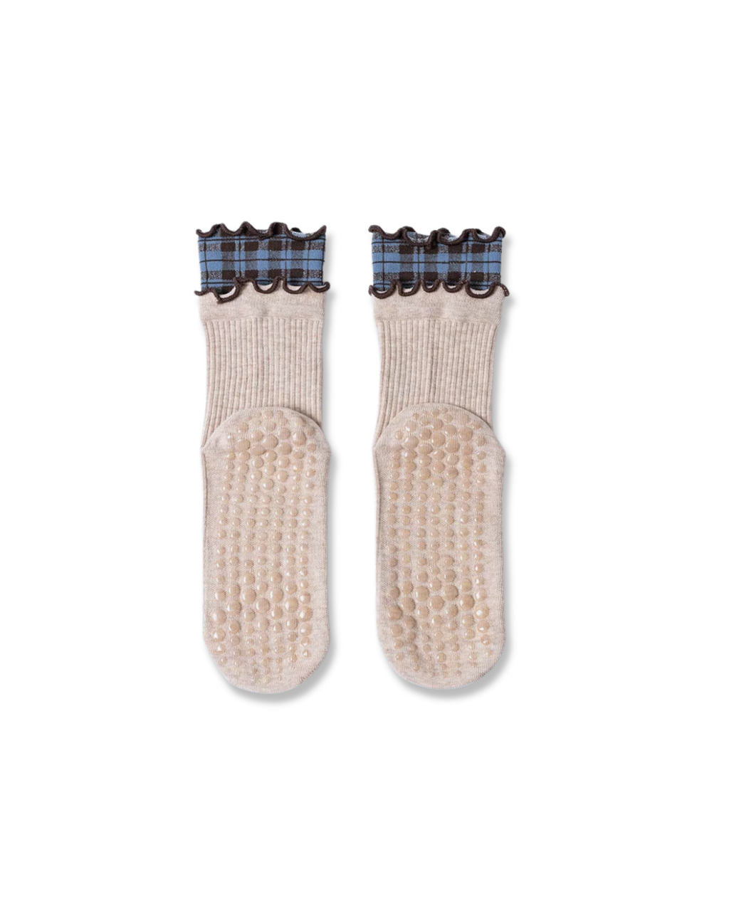 Tartan Double Layer Grip Socks