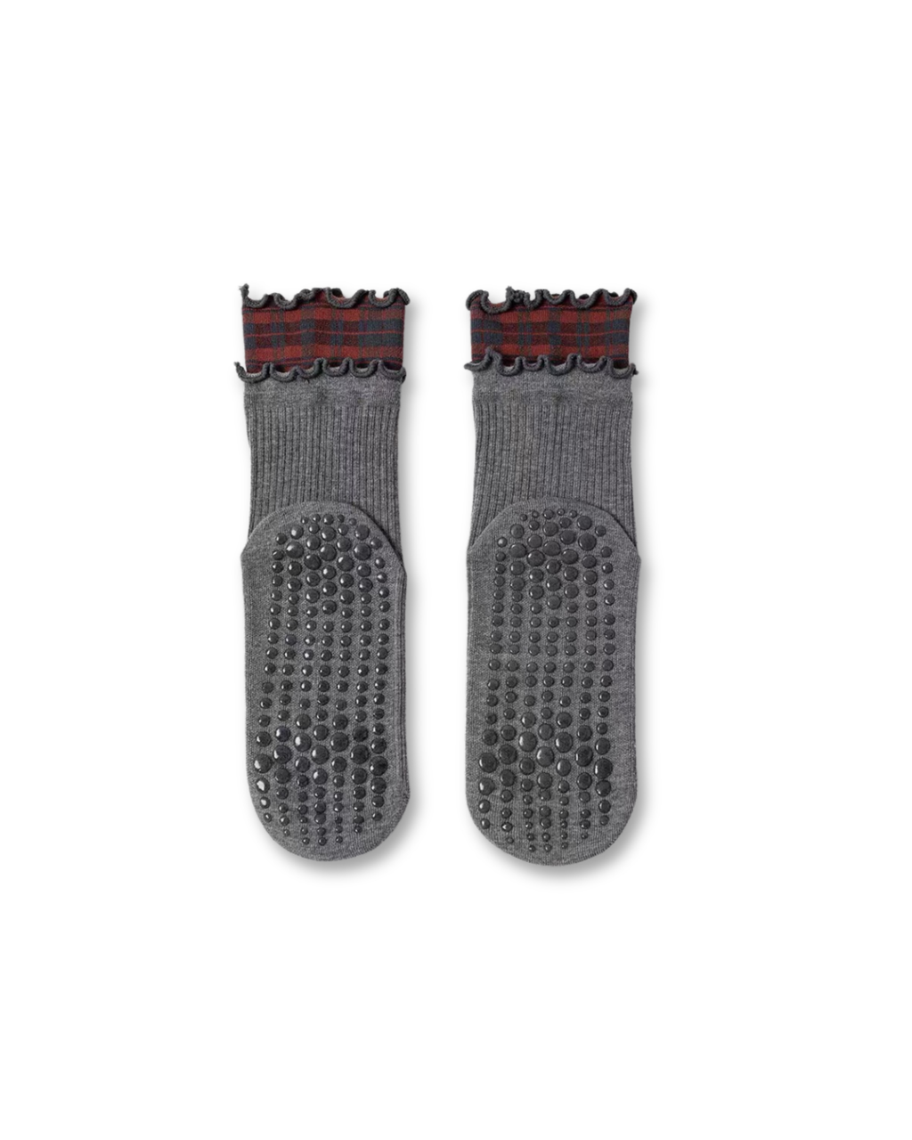 Tartan Double Layer Grip Socks