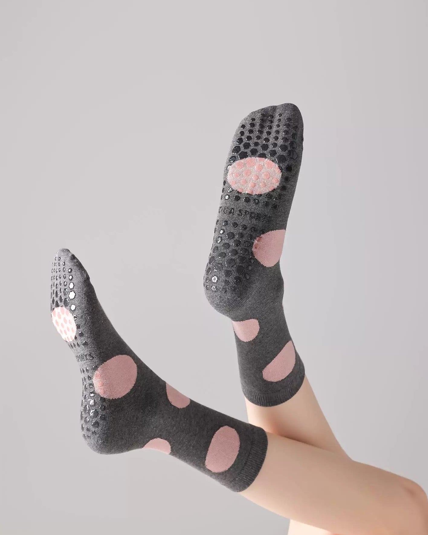 Polka Dot Grip Socks