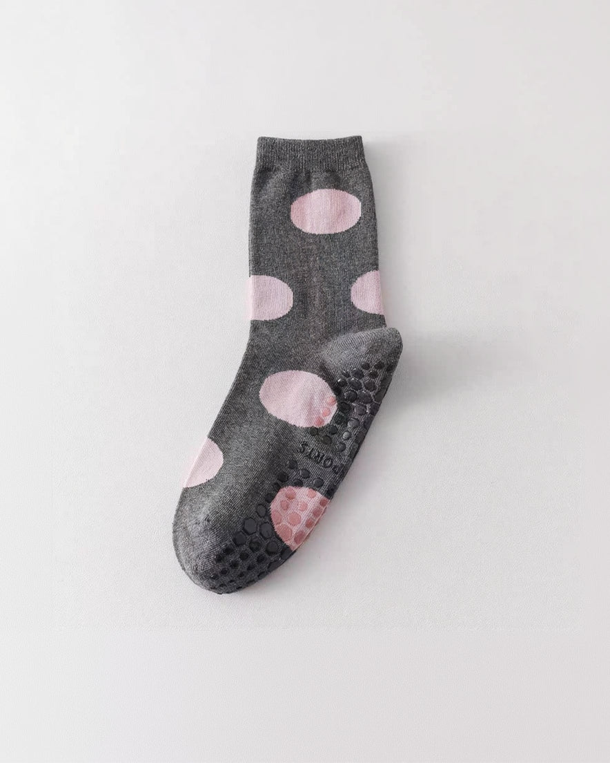 Polka Dot Grip Socks