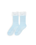 Baby Blue Lace Frill Socks