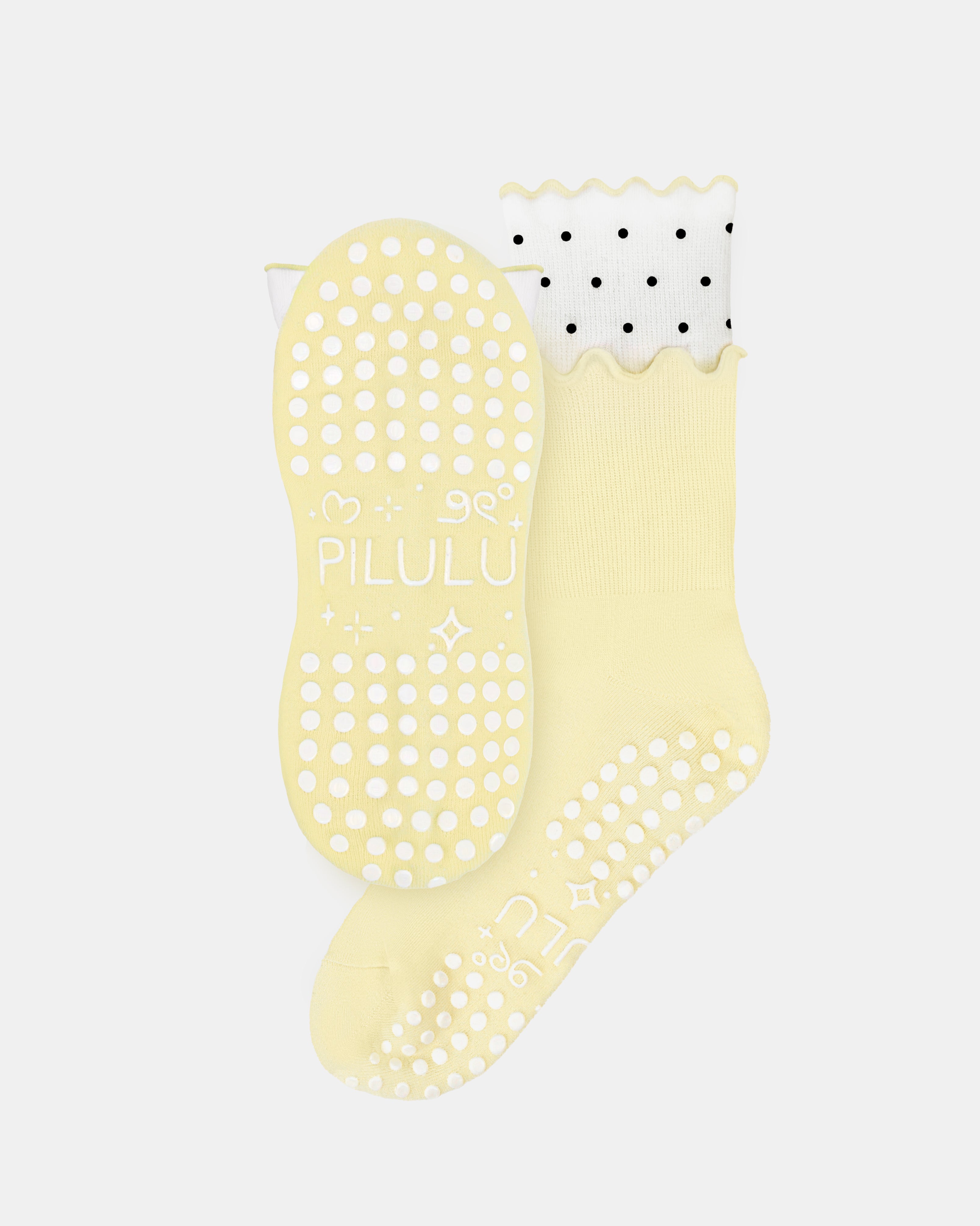 Buttercream White Chocolate Grip Socks
