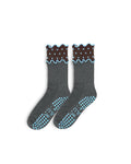 Snowberry Mocha Grip Socks