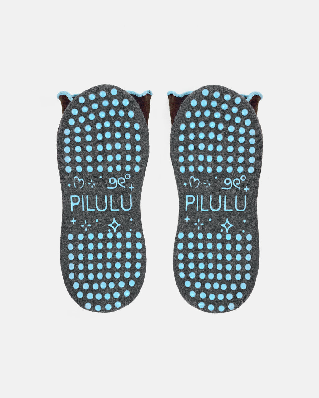 Snowberry Mocha Grip Socks