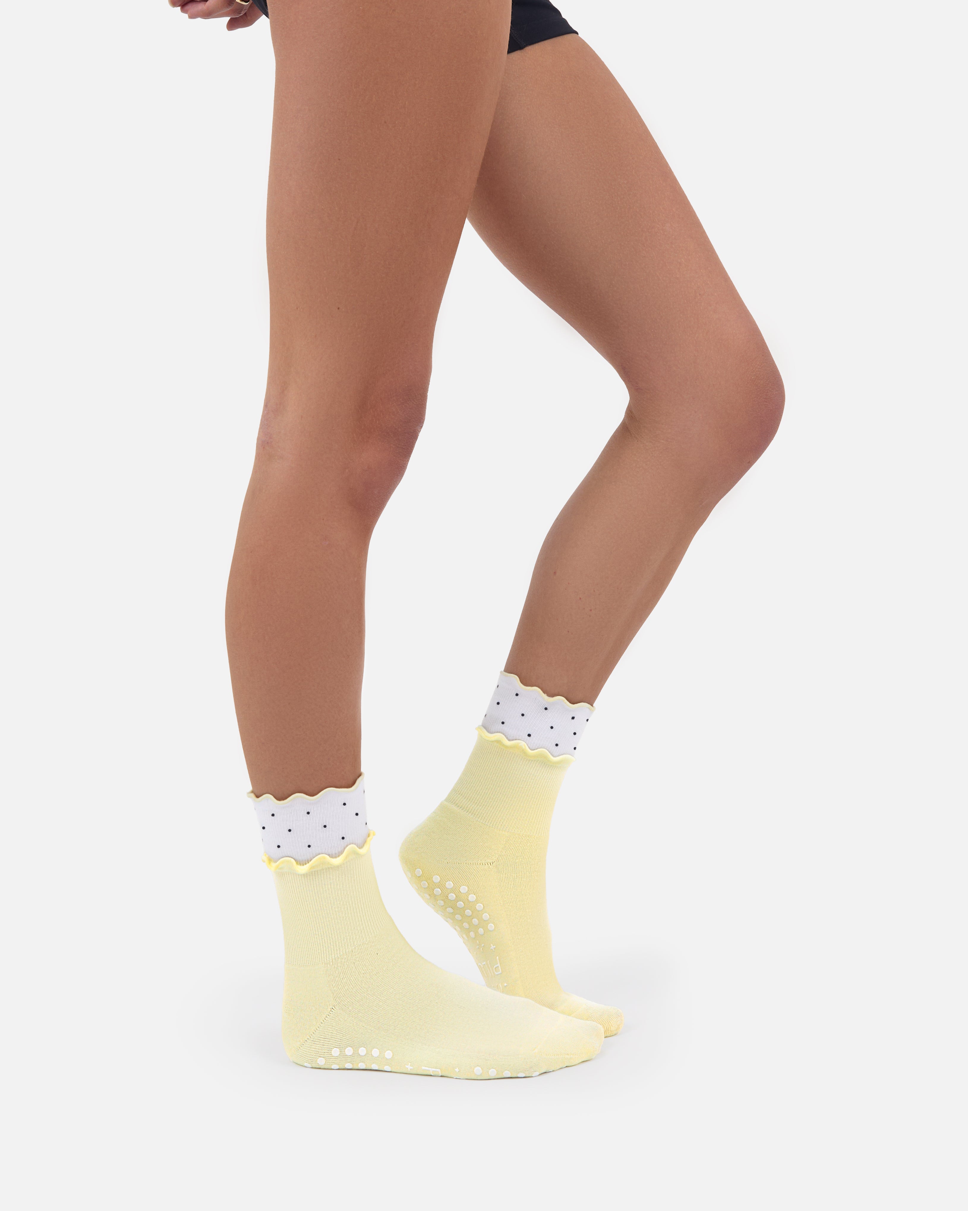 Buttercream White Chocolate Grip Socks